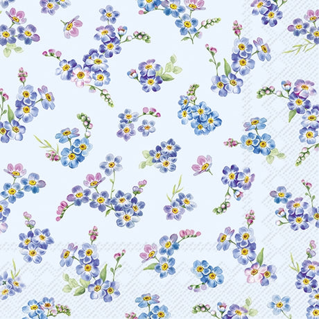 Decoupage Napkin - (DN-8373) - Valeria Blue - Set of 5