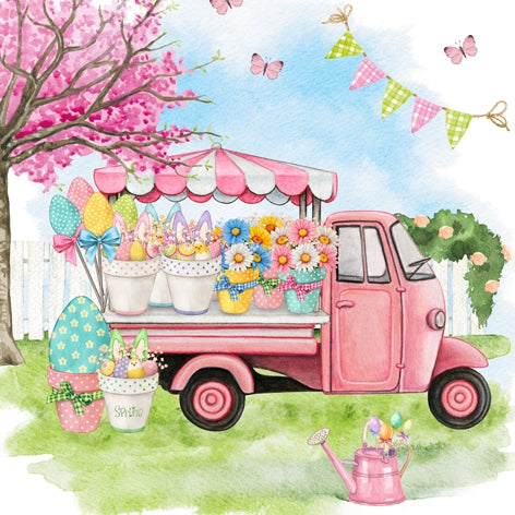 Decoupage Napkin - (DN-8479) - Easter Floral Market
