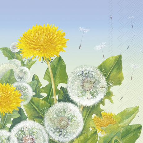 Decoupage Napkin - (DN-8508) - Dandelion Meadow - Set of 5