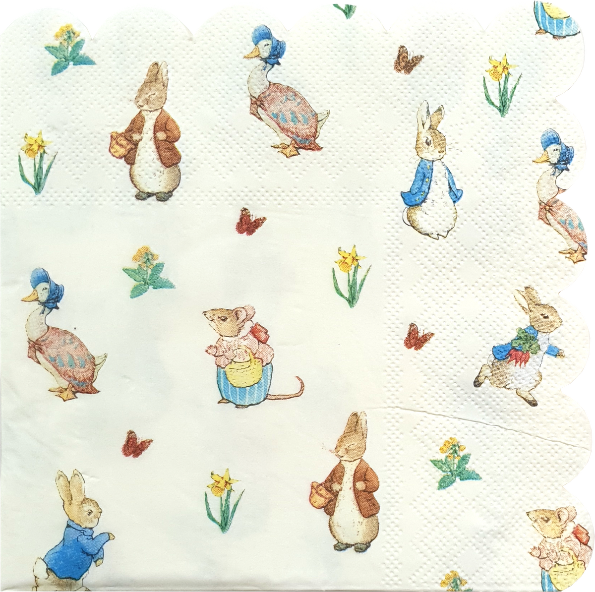 Decoupage Napkin - (DN-8903) - Peter Rabbit & Friends - Set of 5