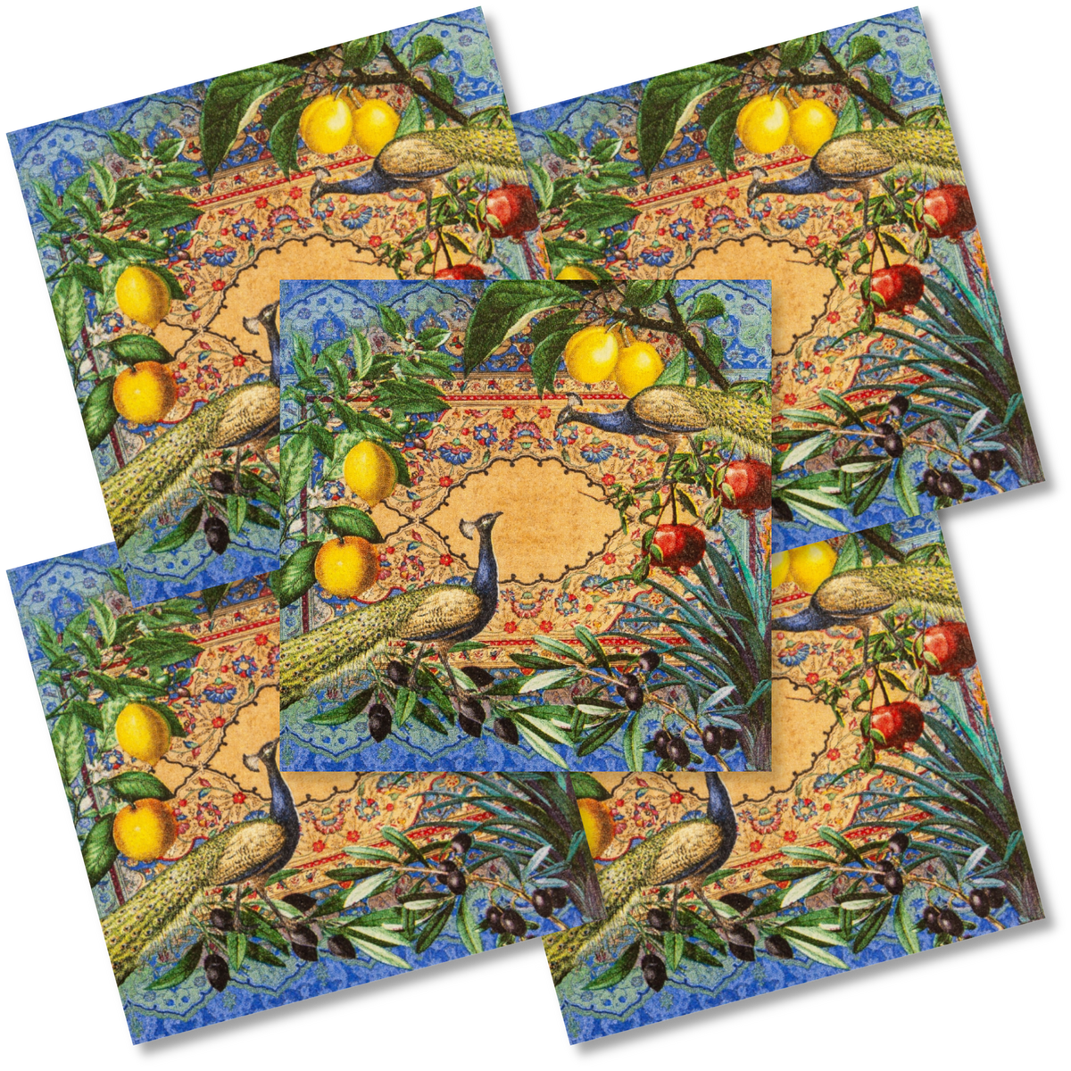 Decoupage Napkin - (DN-8990) - 1001 Nights - Set of 5