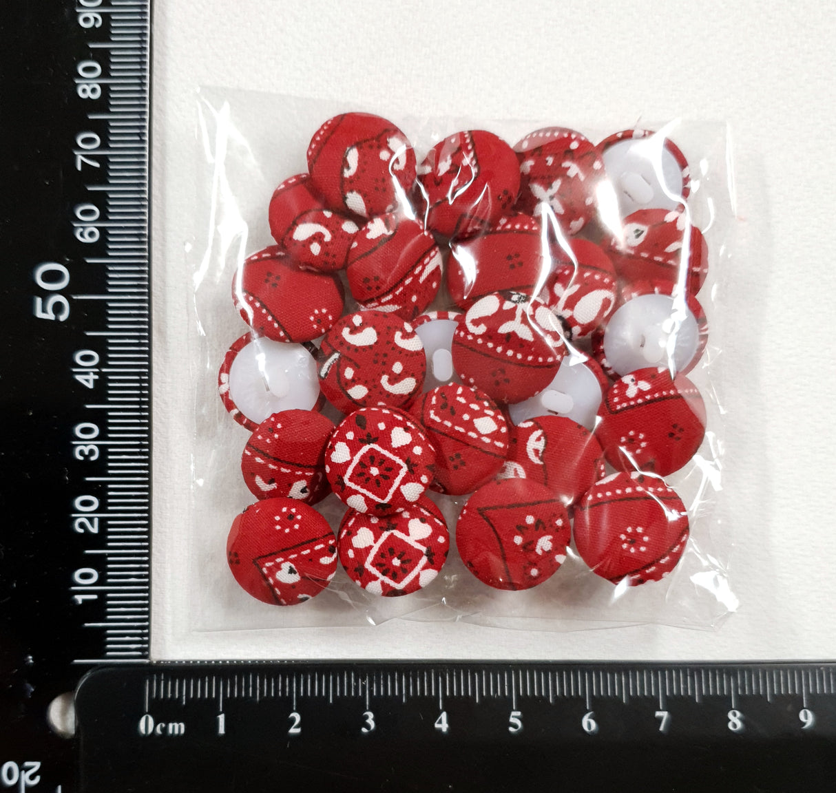 Fabric Covers Buttons - Set of 25 - 9116