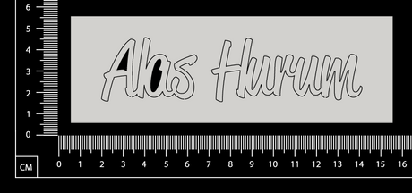 Alas Hurum - A - White Chipboard