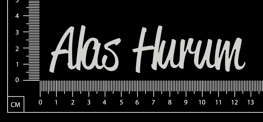 Alas Hurum - A - White Chipboard