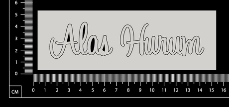 Alas Hurum - B - White Chipboard