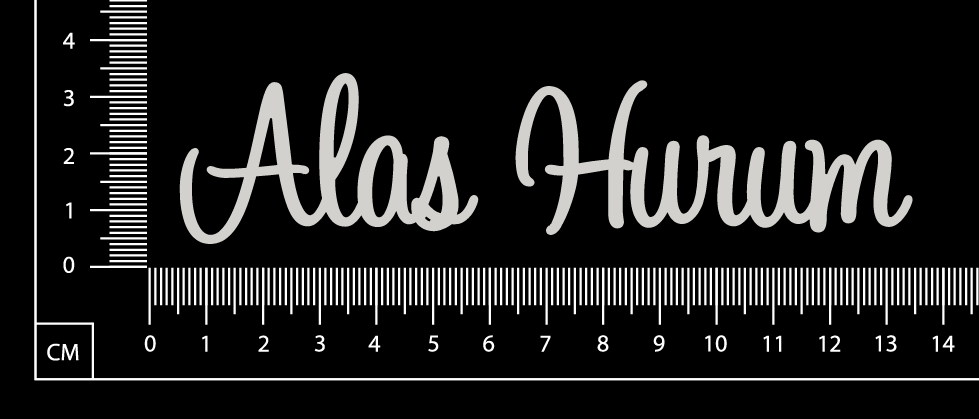 Alas Hurum - B - White Chipboard