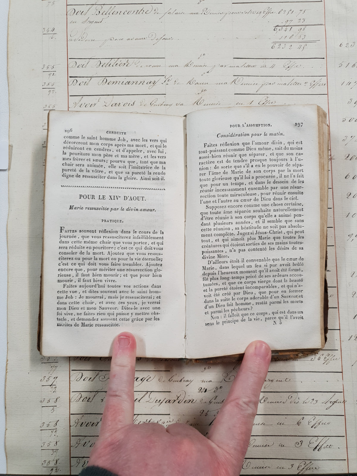 Authentic Antique French Book - Conduite pour la Pentecôte – 1823 - DT