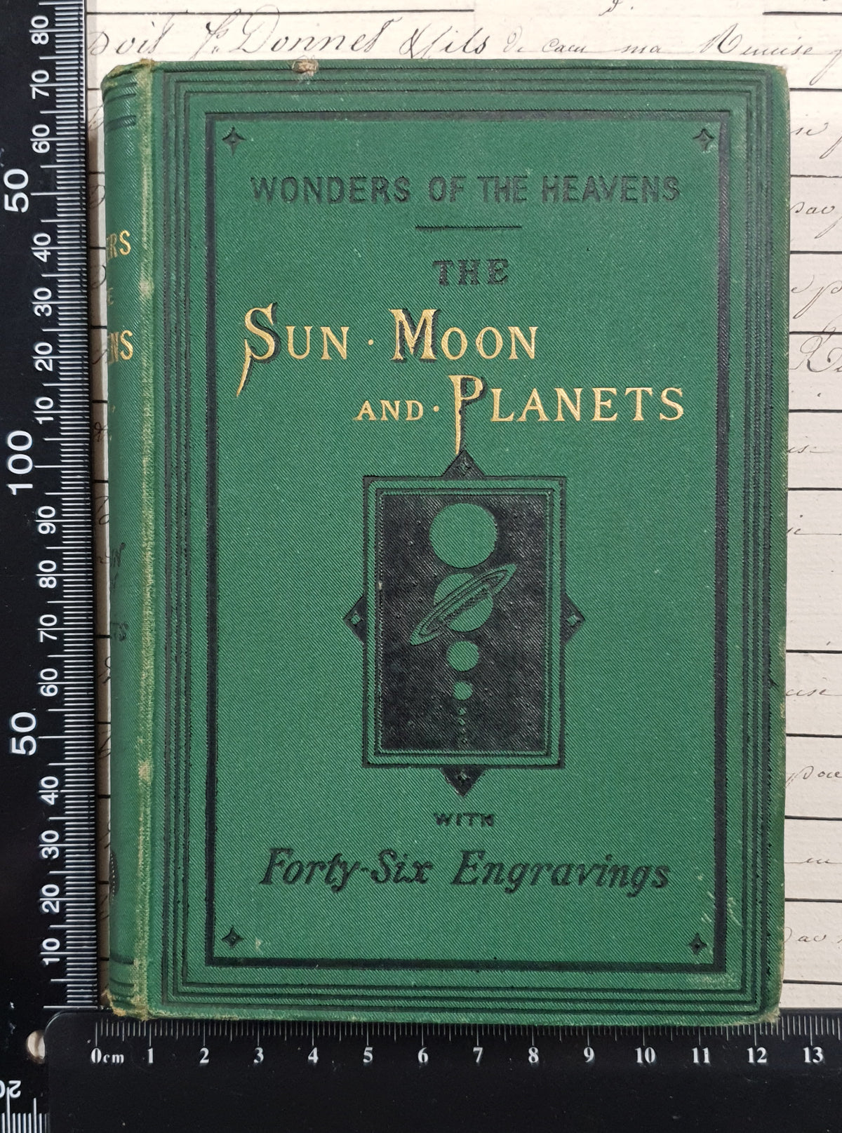 Authentic Antique Book - Wonders of the Heavens – The Sun, Moon and Planets – 1881 - DU