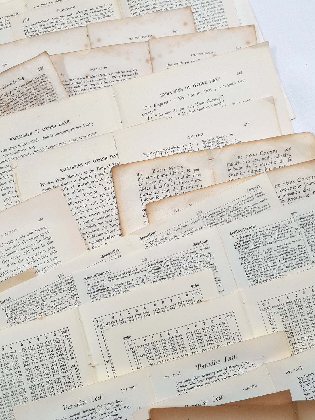 Vintage/Antique Paper Bundle