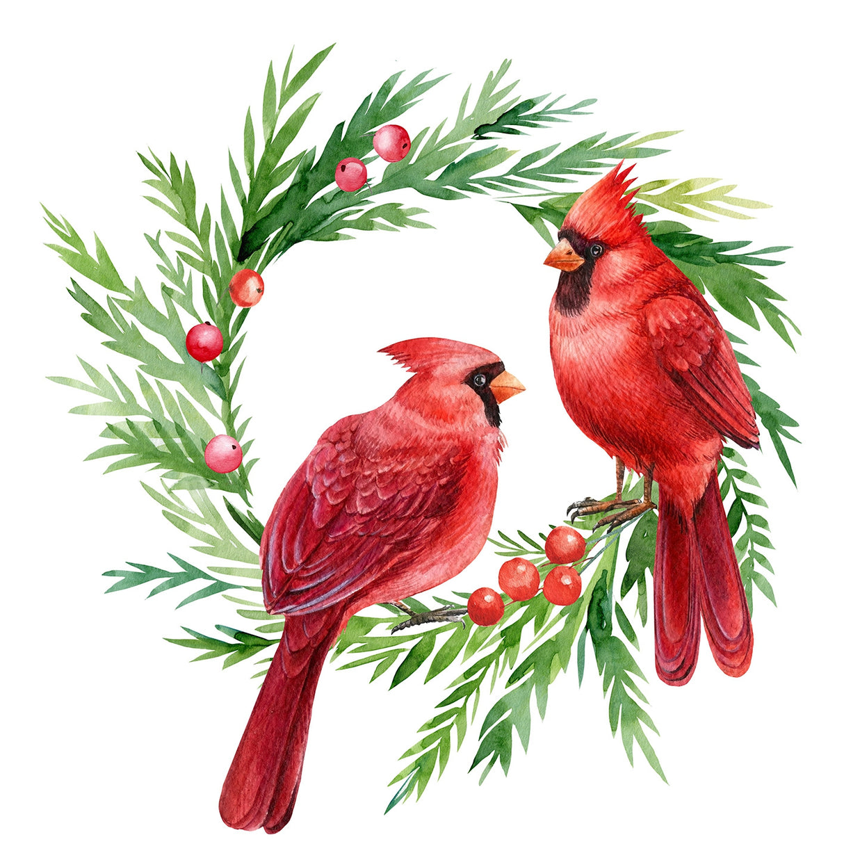Decoupage Napkin - (DN-8950) - Winter Friends - Cocktail