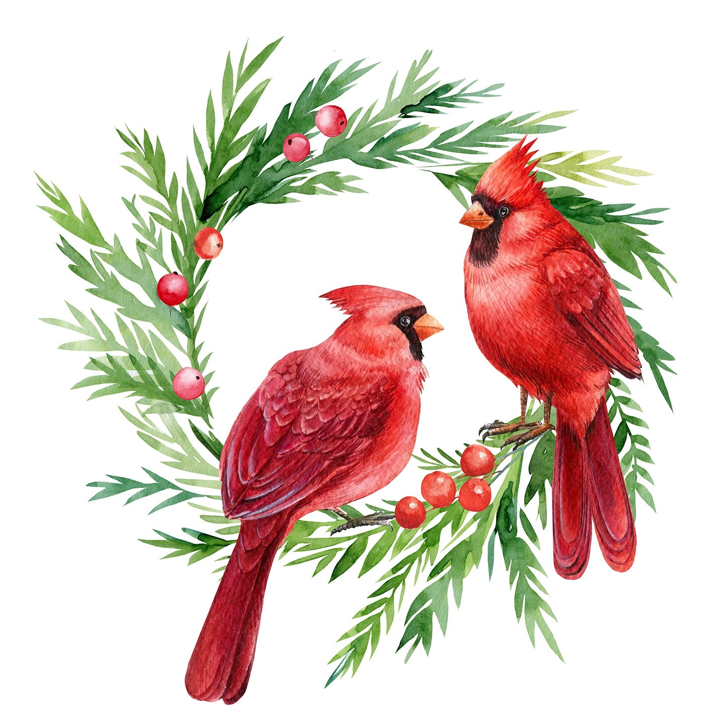 Decoupage Napkin - (DN-8950) - Winter Friends - Cocktail