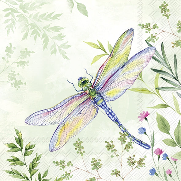 Decoupage Napkin - (DN-8953) - Favorite Place - Light Green - Cocktail