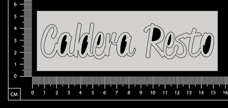 Caldera Resto - A - White Chipboard