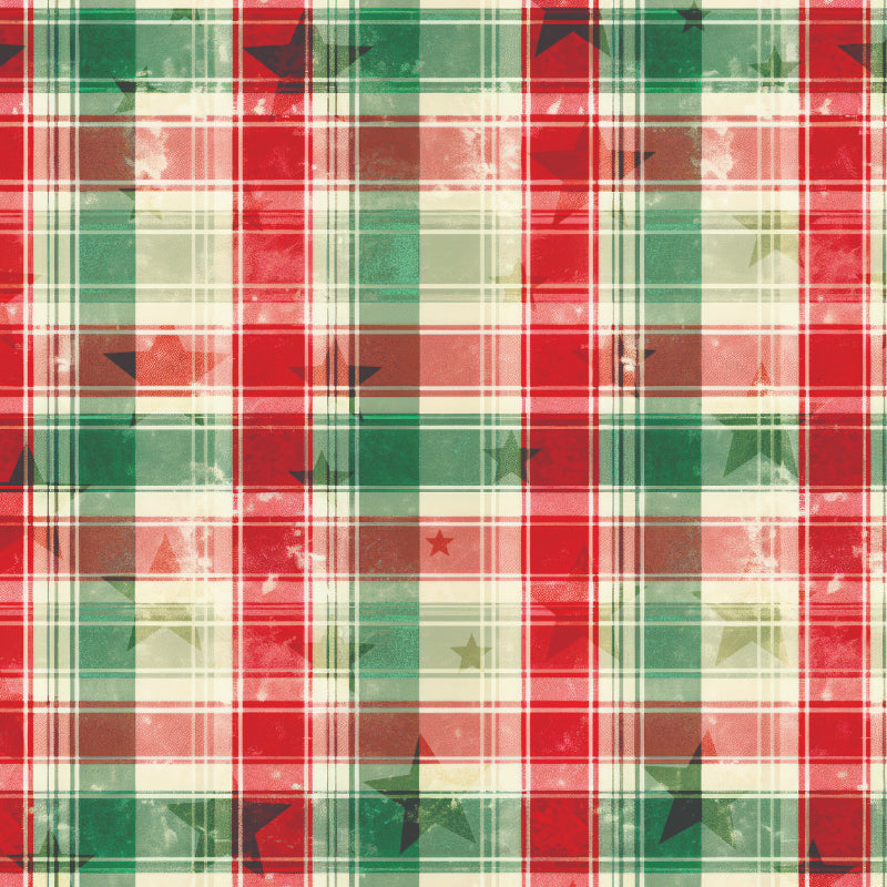Creative Expressions - Taylor Made Journals - Christmas Plaid - 8 in x 8 in Paper Pad