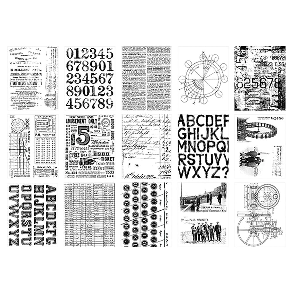 Tim Holtz - idea-ology - Collage Paper - Archives