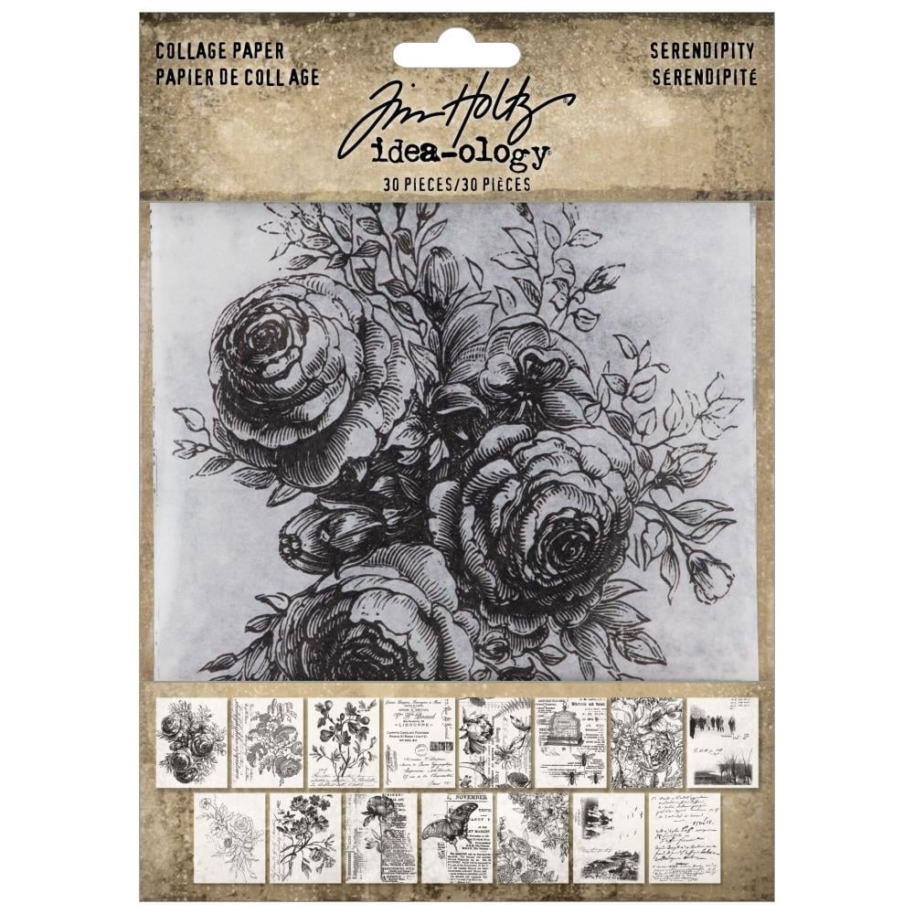 Tim Holtz - idea-ology - Collage Paper - Serendipity