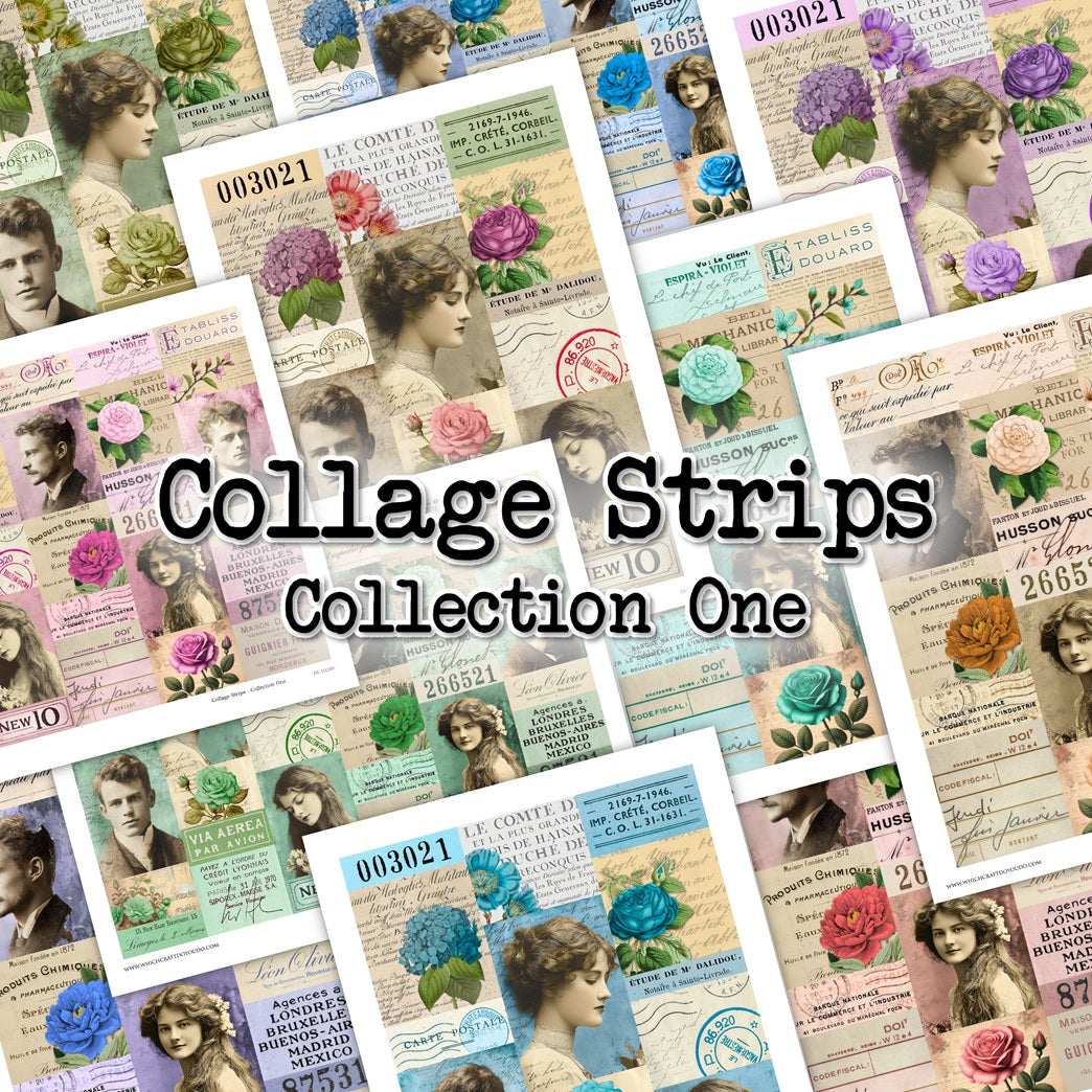 Collage Strips - Collection One - DI-10286 - Digital Download