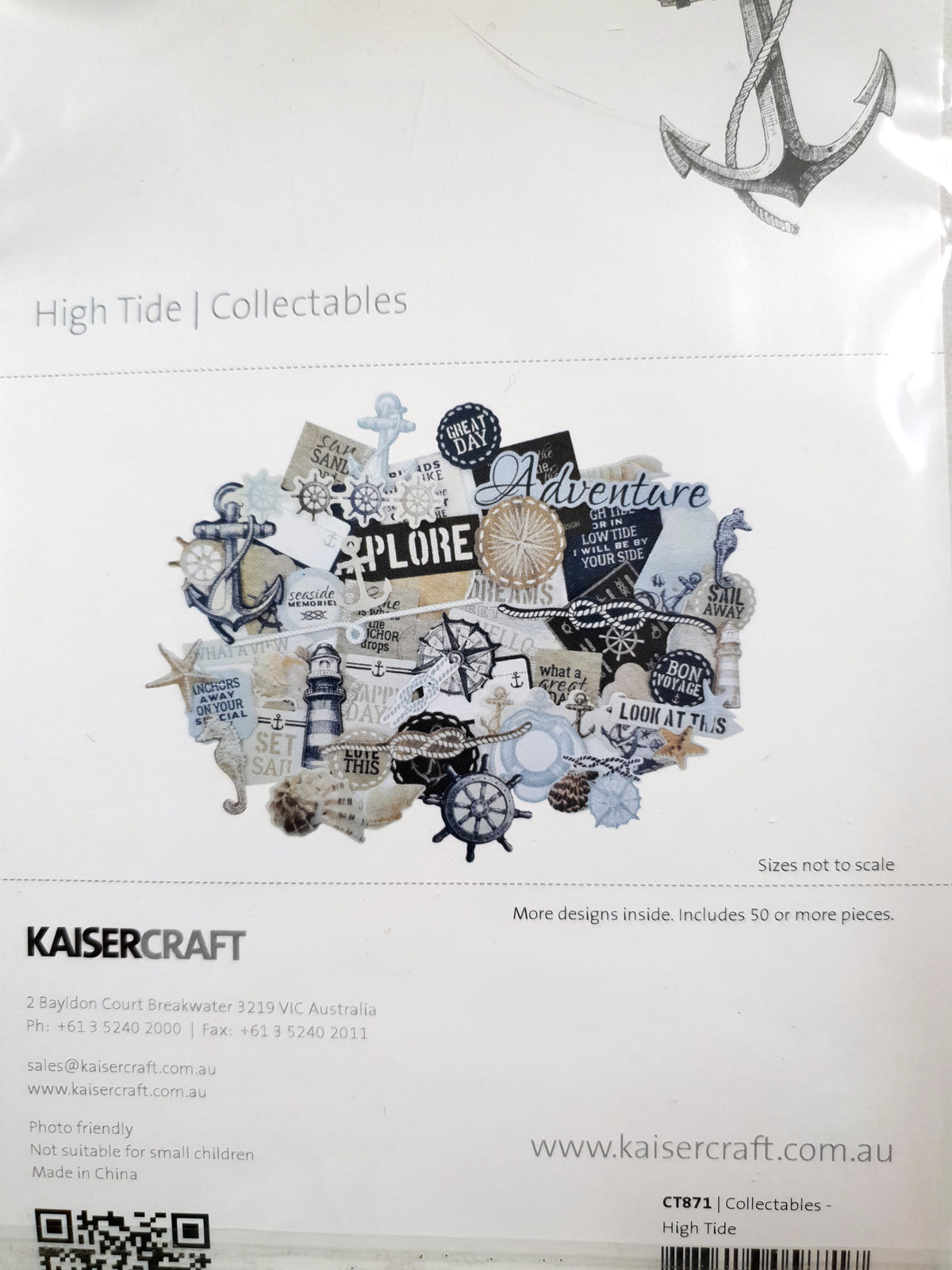 Destash - Kaisercraft Collectables - High Tide