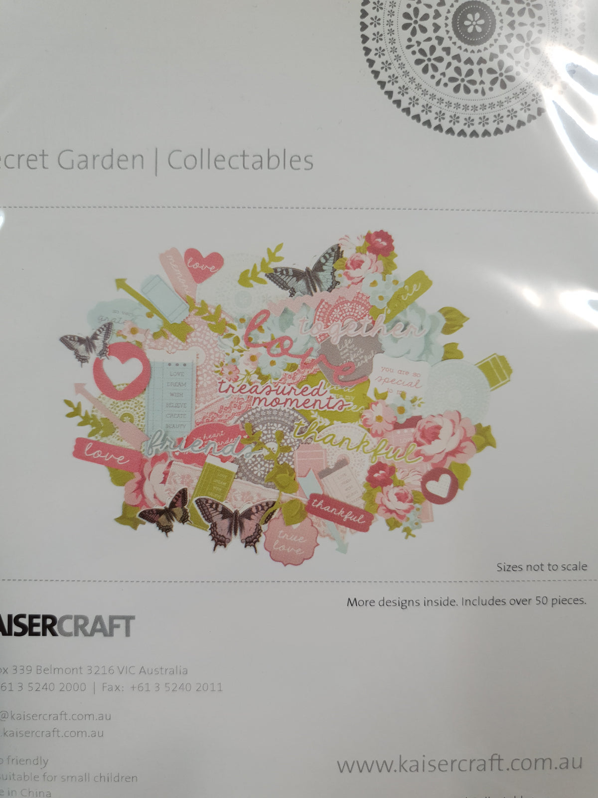 Kerry's Destash - Kaisercraft Collectables - Secret Garden
