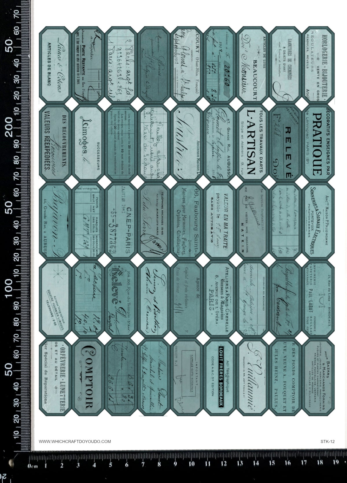 Cut Apart Stickers Sheet - Labels - STK-12