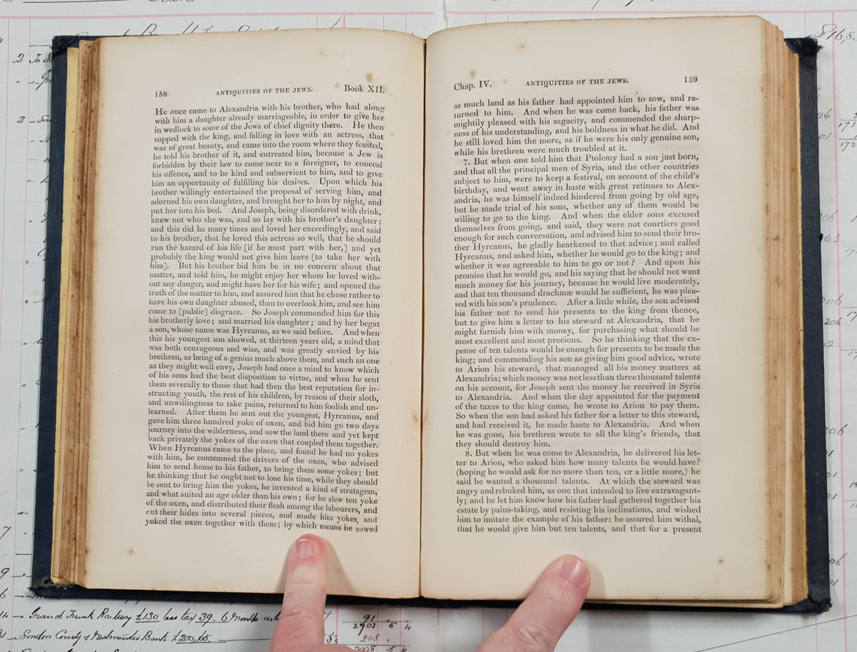 The Whole Genuine Works of Flavius Josephus – Antique Book – Volume II - DZ