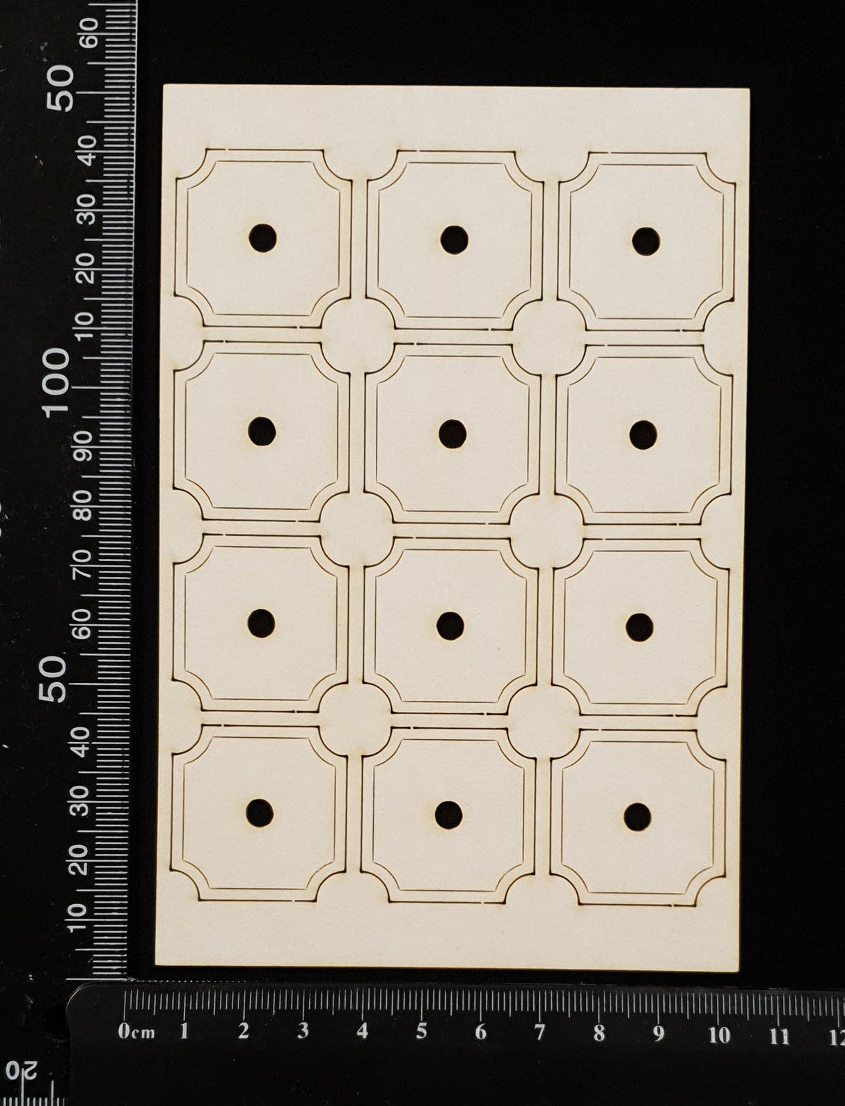 Decorative Tabs Set - White Chipboard