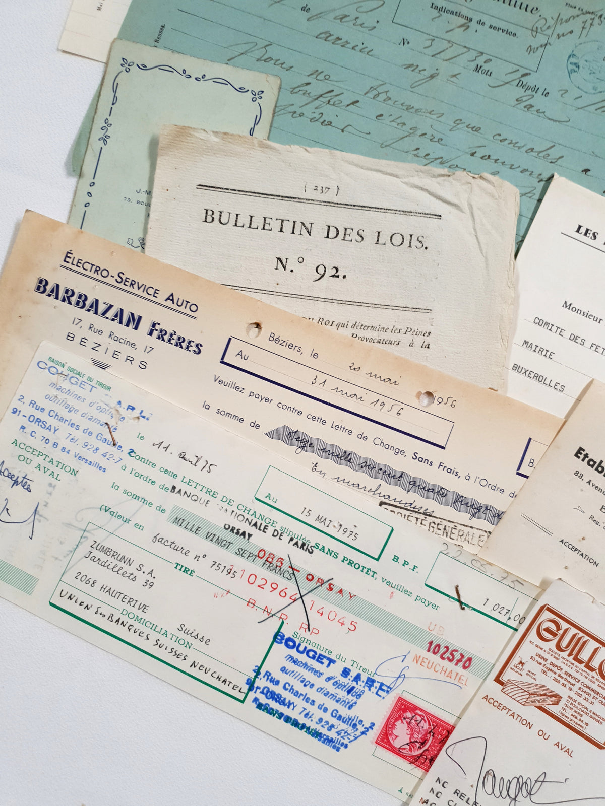 Authentic Vintage/Antique Document Pack - EC