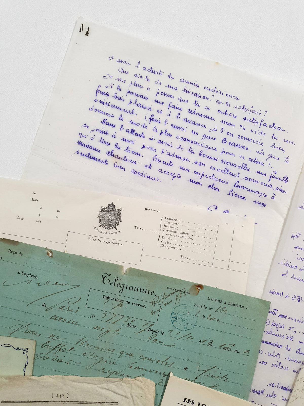 Authentic Vintage/Antique Document Pack - EC