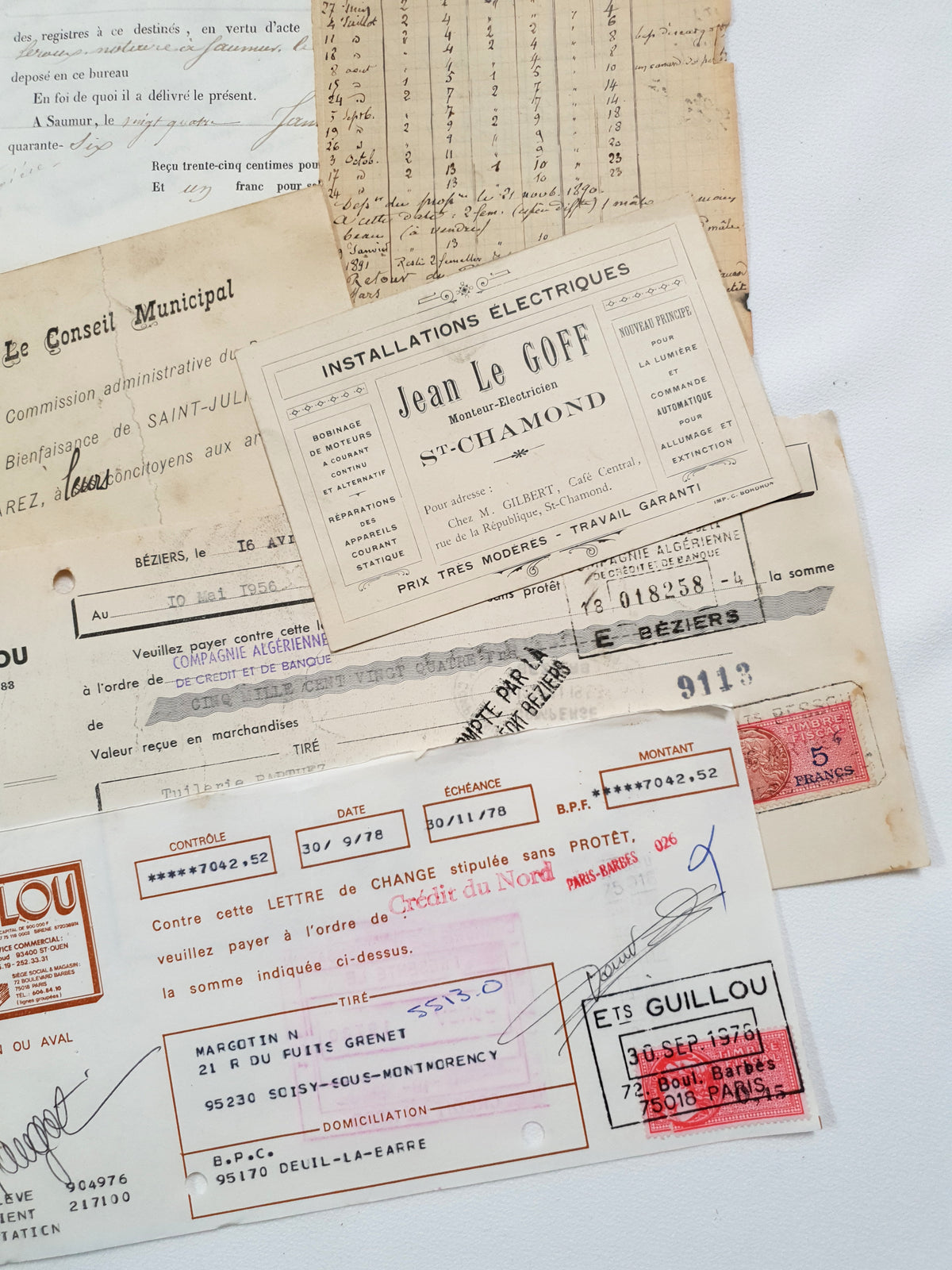 Authentic Vintage/Antique Document Pack - EC