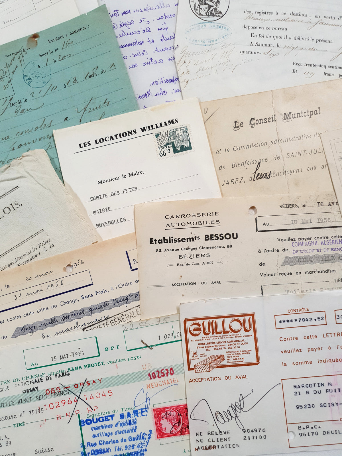 Authentic Vintage/Antique Document Pack - EC