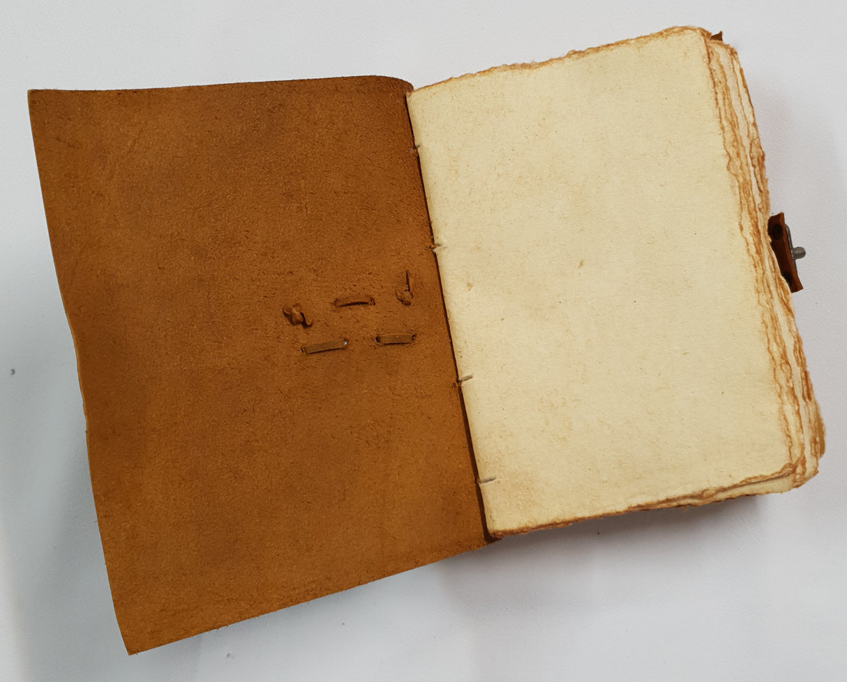 Handmade leather-bound Journal - ER