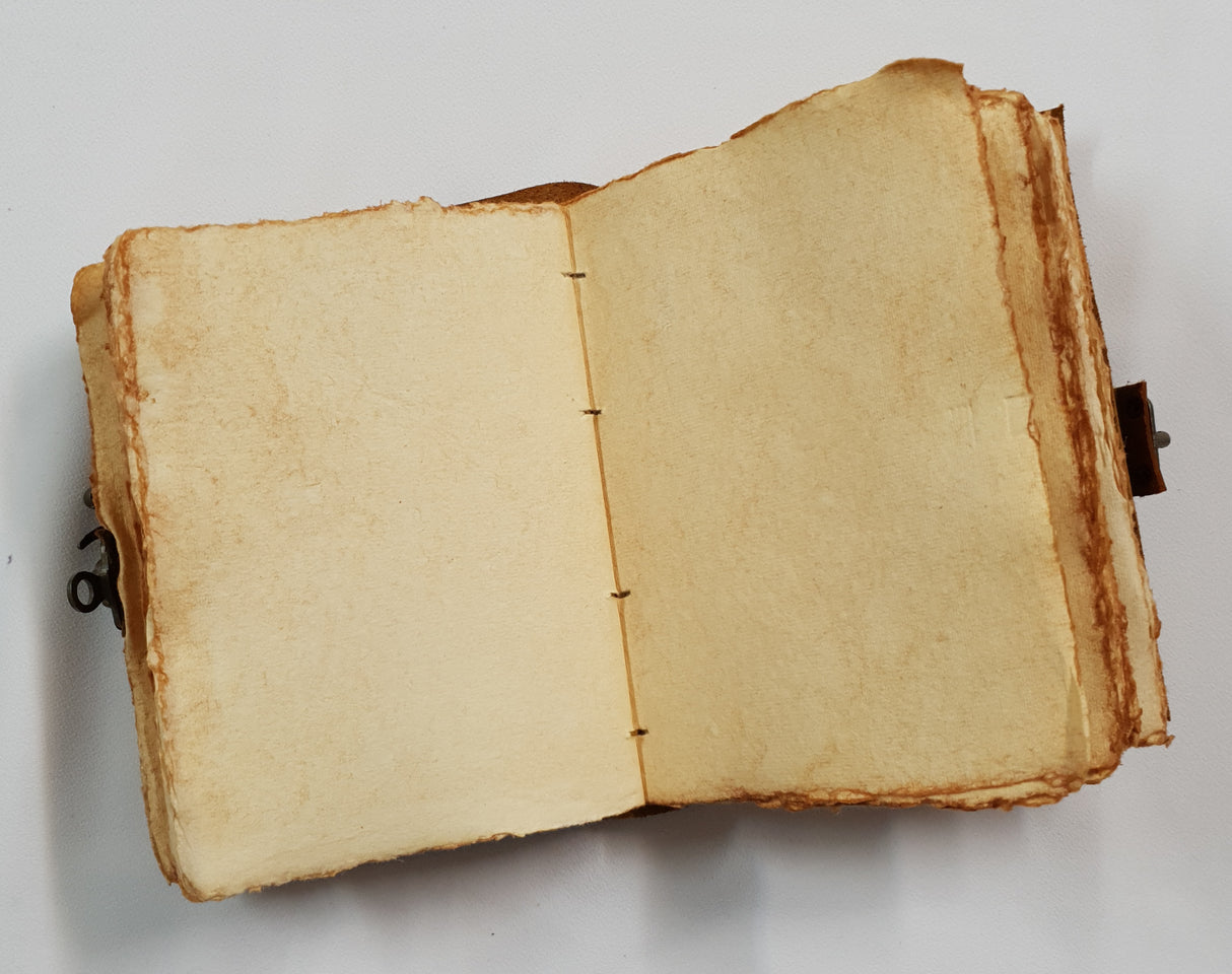 Handmade leather-bound Journal - ER