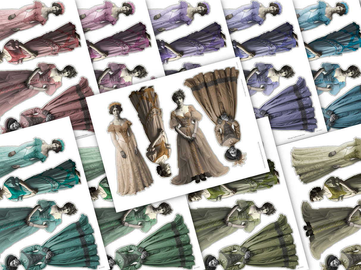 Vintage Ladies Collection - DI-10301 - Digital Download