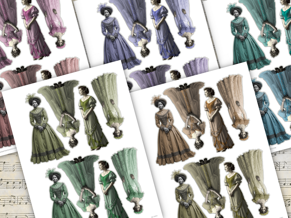 Vintage Ladies Collection - DI-10301 - Digital Download