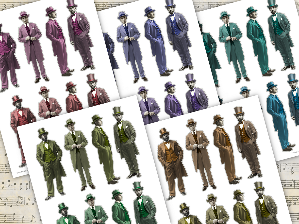 Vintage Gentlemen Collection - DI-10300 - Digital Download