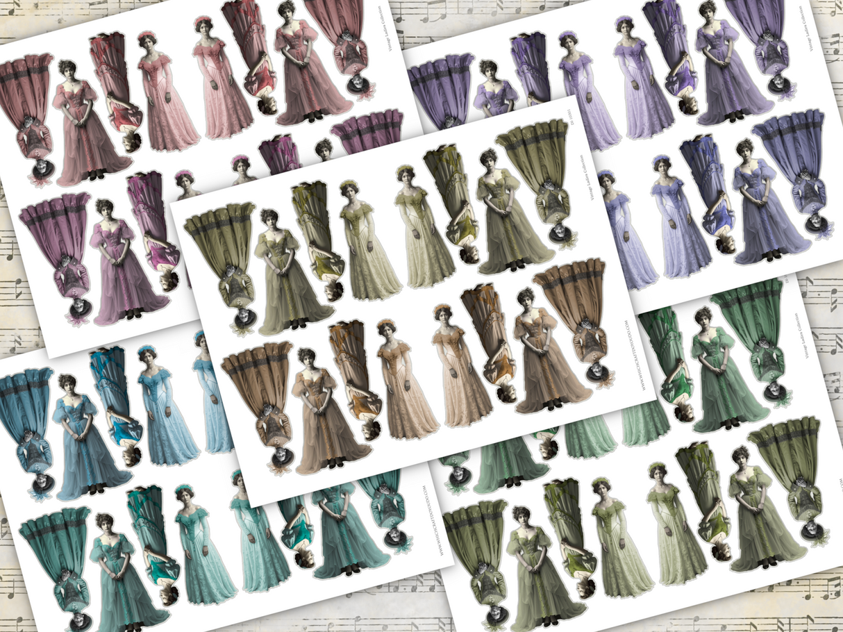 Vintage Ladies Collection - DI-10301 - Digital Download