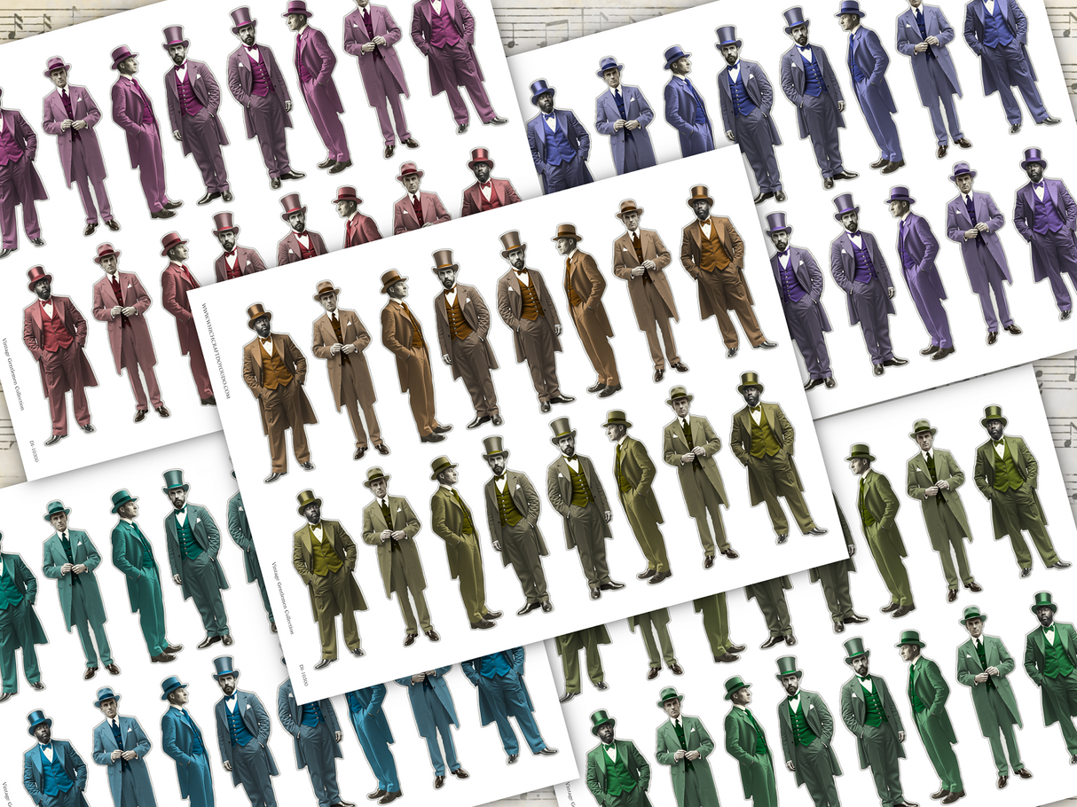 Vintage Gentlemen Collection - DI-10300 - Digital Download