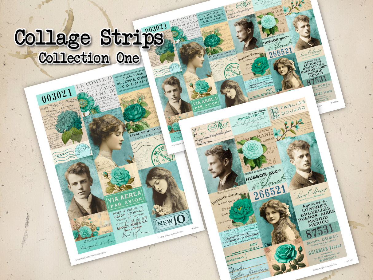 Collage Strips - Collection One - DI-10286 - Digital Download