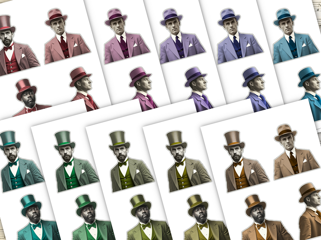 Vintage Gentlemen Collection - DI-10300 - Digital Download