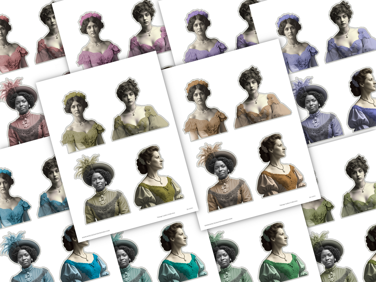 Vintage Ladies Collection - DI-10301 - Digital Download
