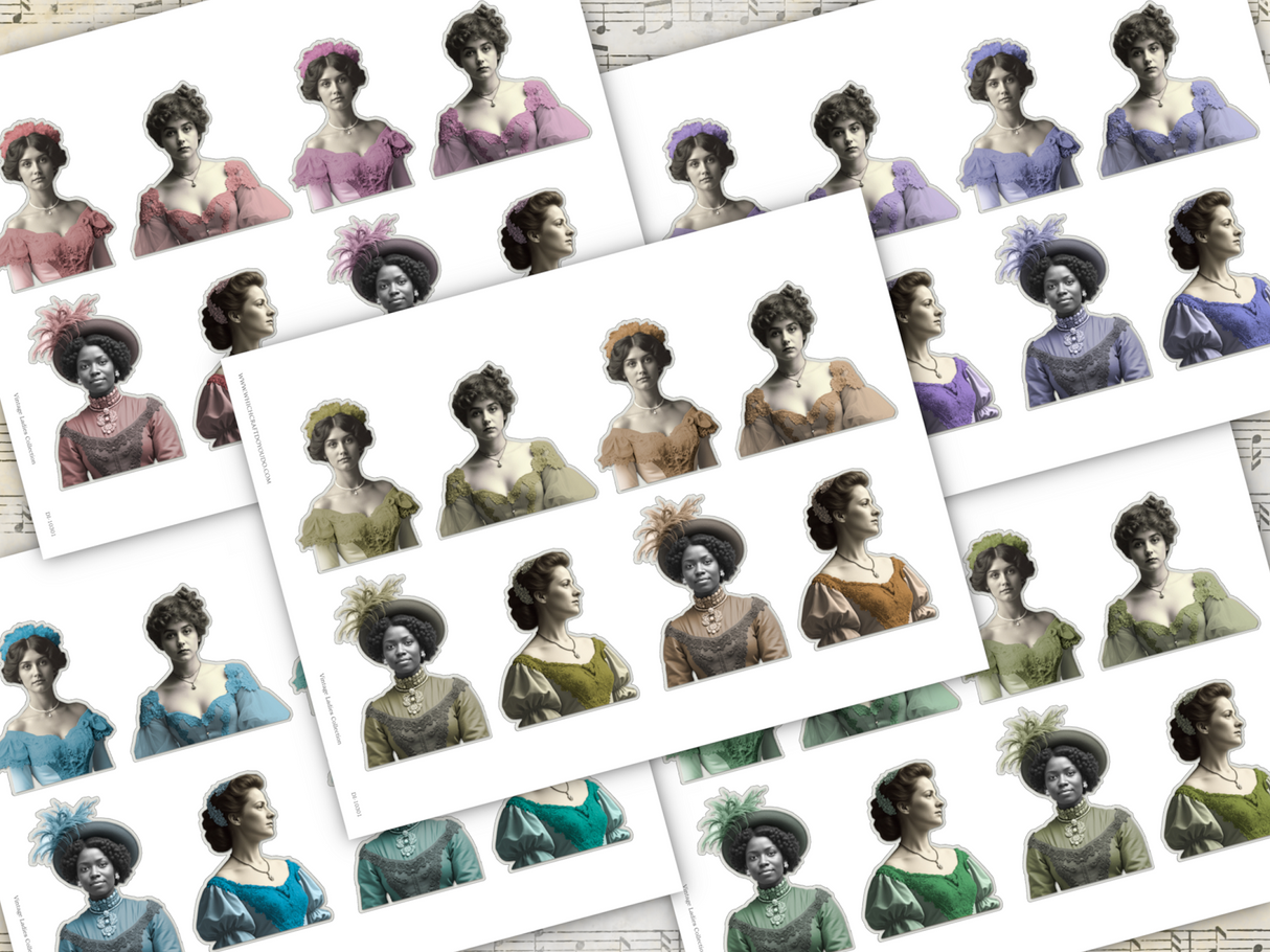 Vintage Ladies Collection - DI-10301 - Digital Download