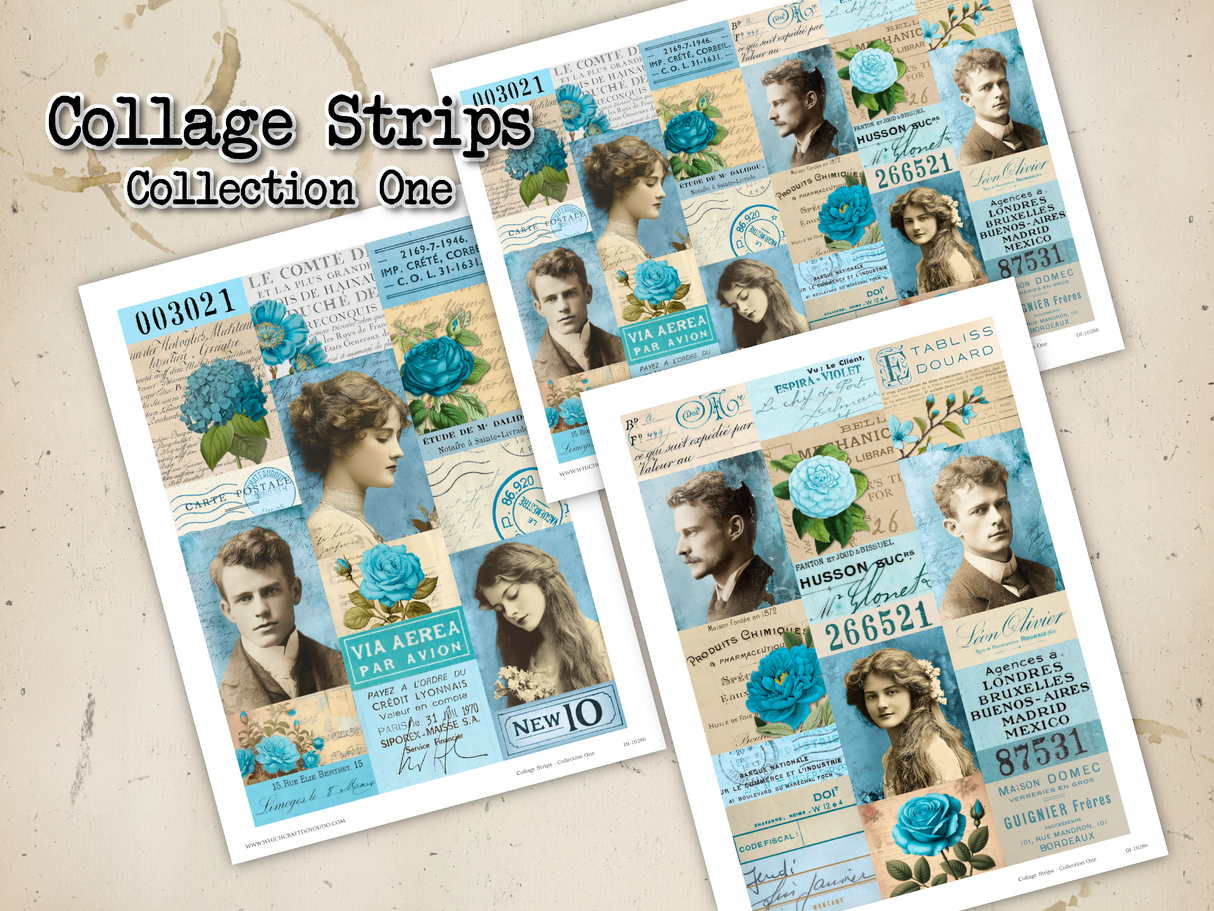 Collage Strips - Collection One - DI-10286 - Digital Download