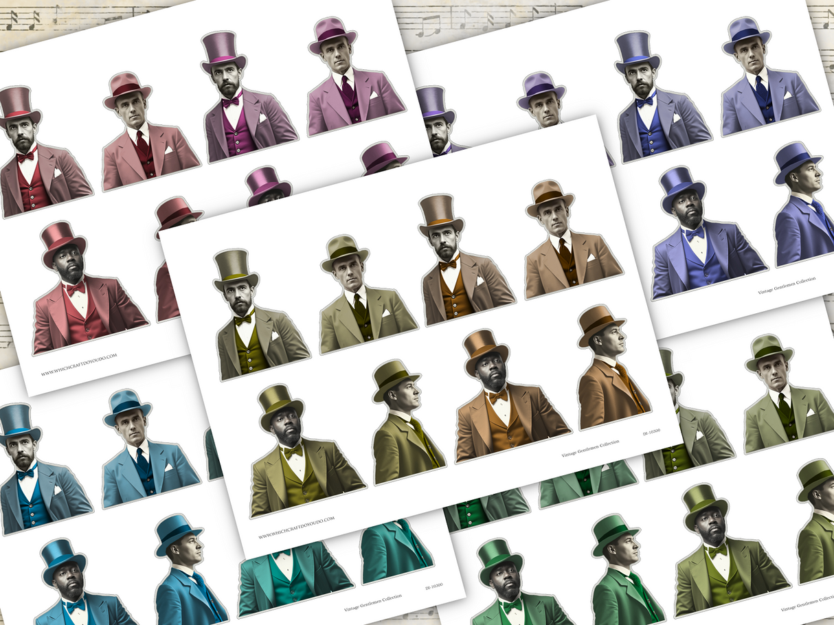 Vintage Gentlemen Collection - DI-10300 - Digital Download