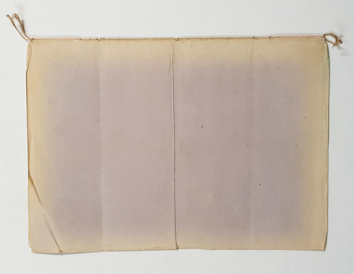 Authentic Antique French 1868 Notaire Document - FB