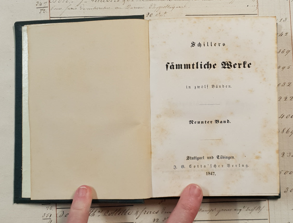 Authentic Antique German Book - FG