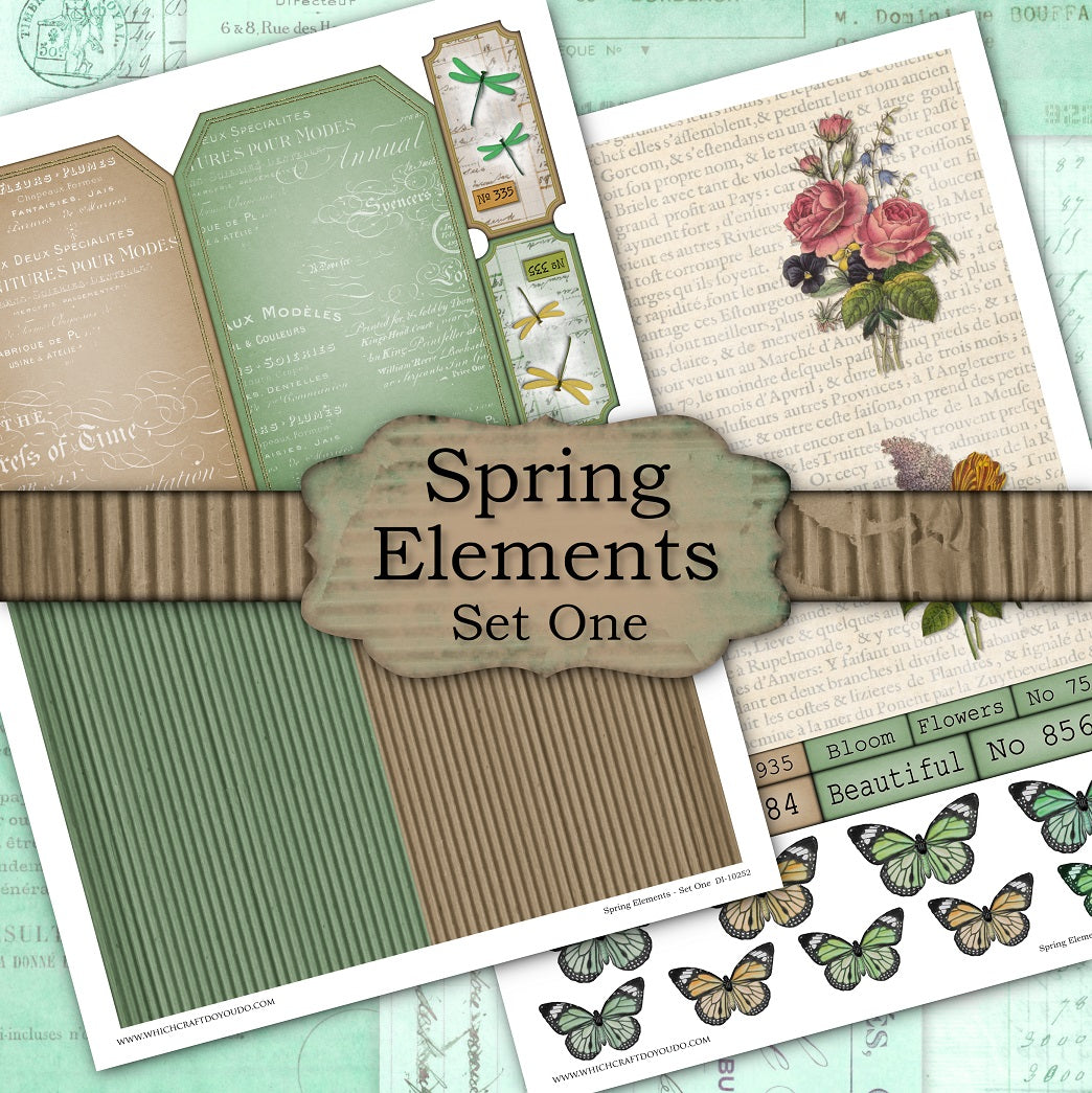 FREEBIE - Spring Elements - Set One - DI-10252 - Digital Download