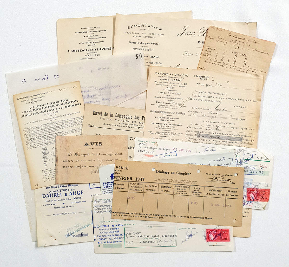 Authentic Vintage/Antique Document Pack - FY