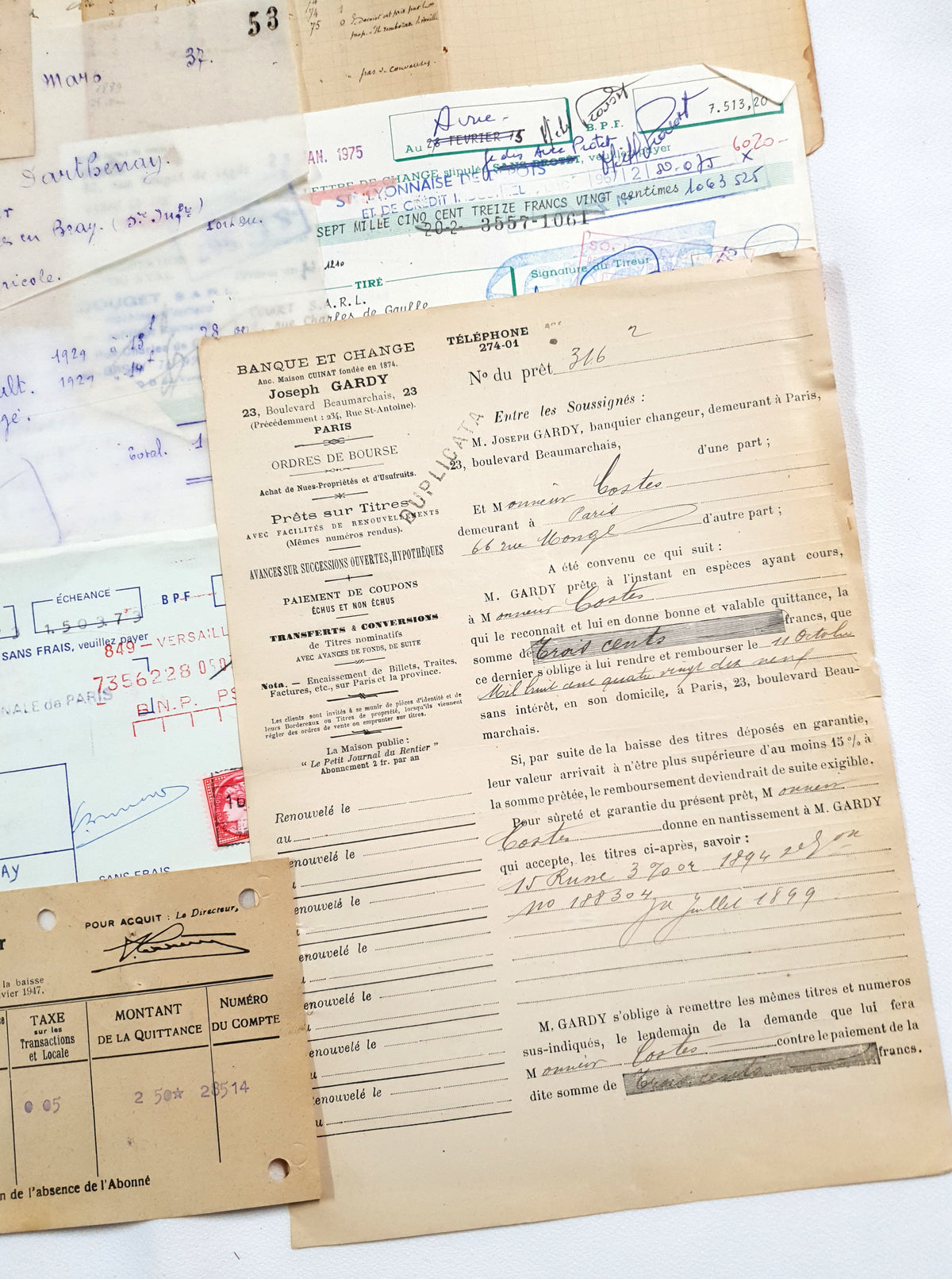 Authentic Vintage/Antique Document Pack - FY