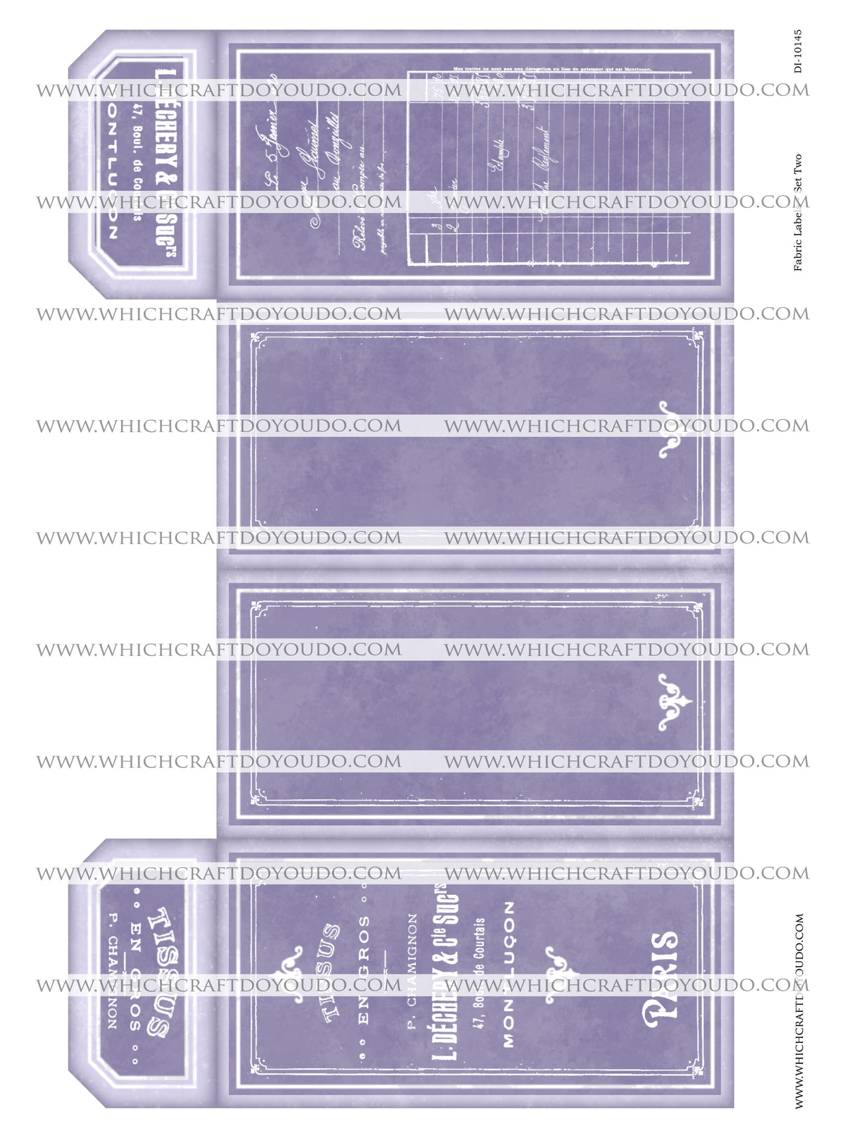 Fabric Labels - Set Two - DI-10145 - Digital Download