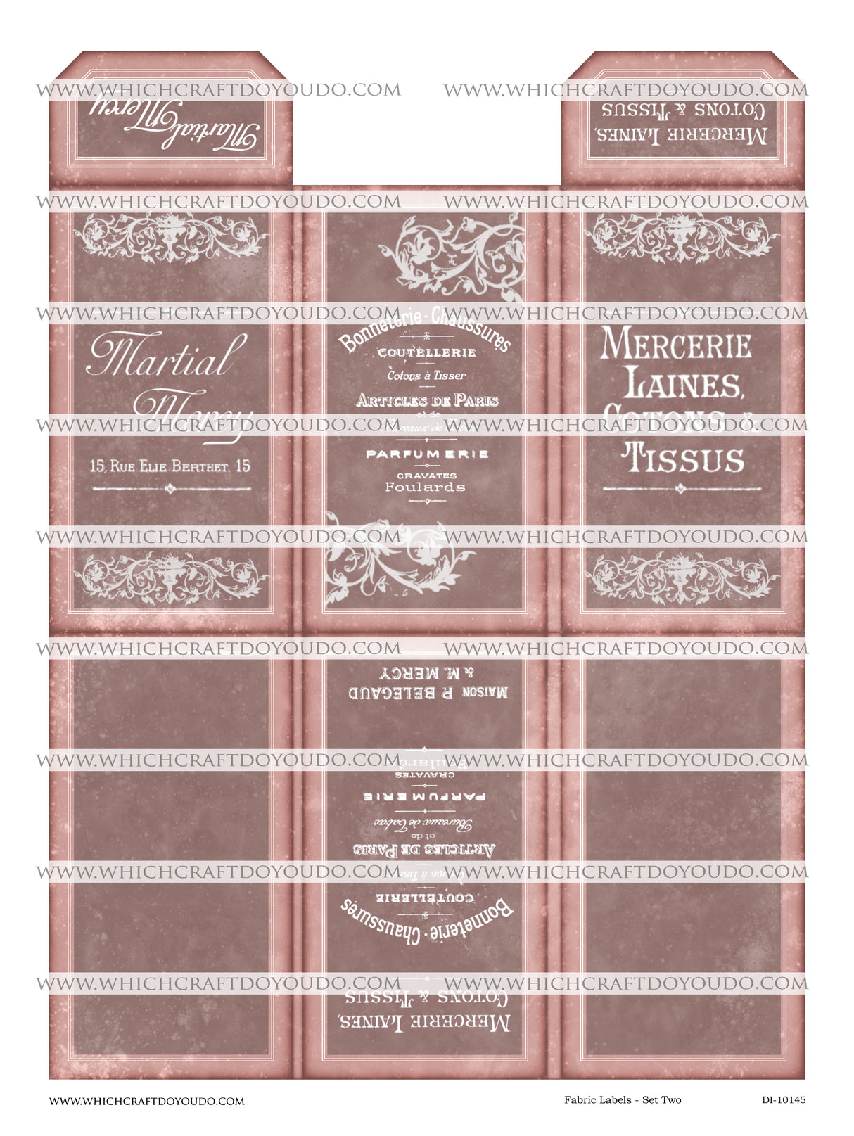 Fabric Labels - Set Two - DI-10145 - Digital Download